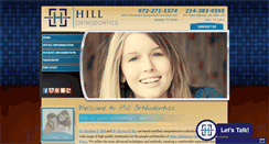 Desktop Screenshot of hillorthodontics.com