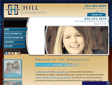 Tablet Screenshot of hillorthodontics.com